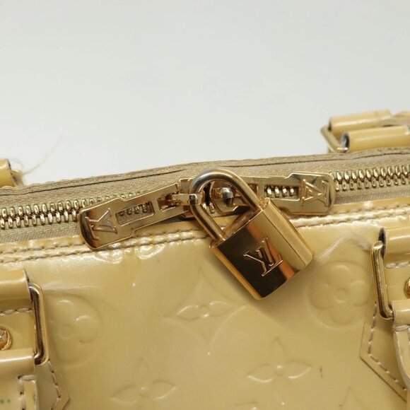 LOUIS VUITTON Monogram Vernis Alma GM Hand Bag Broncorail - Picture 12 of 16